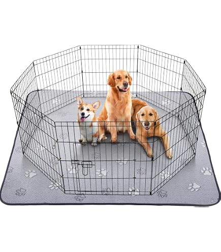 Amazon | タンスのゲン ペットサークル 12枚セット 高さ100cm バリア